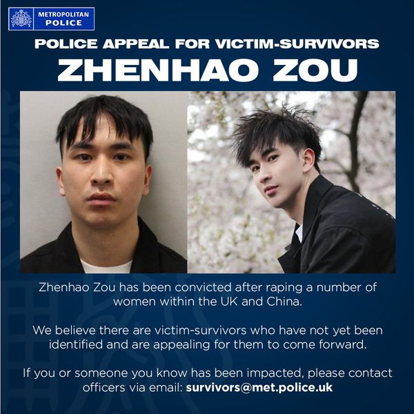 Zhenhao Zou. Pic: Met Police