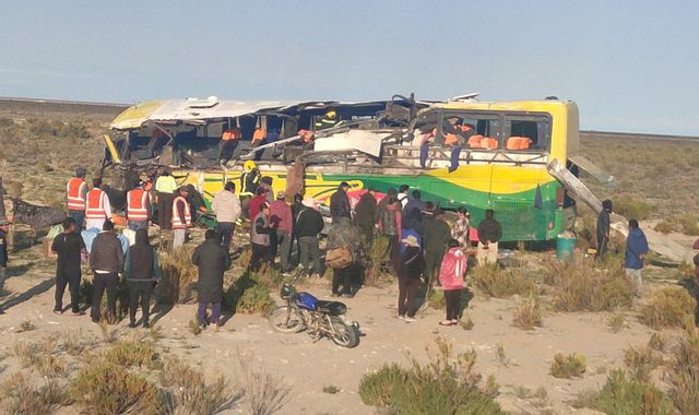 At least 37 people dead and dozens injured in bus crash in Bolivia ...