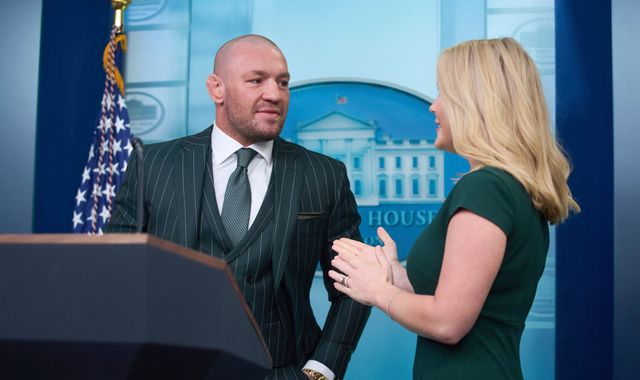 Conor McGregor in White House for talks on Ireland's 'illegal ...