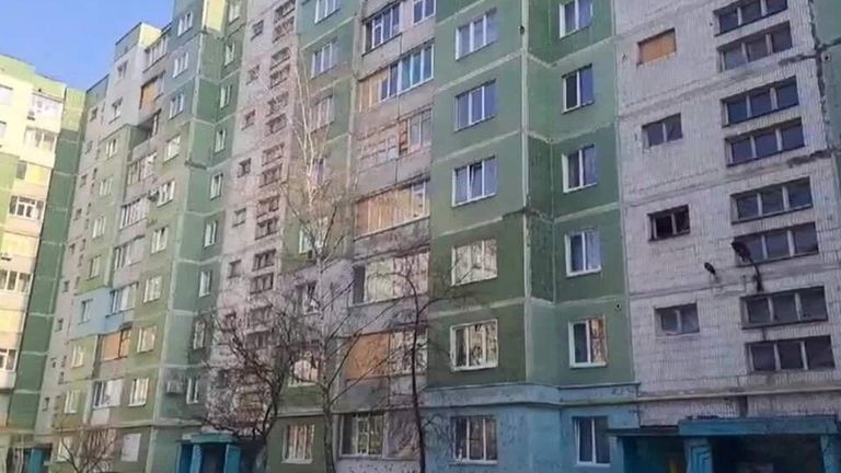 USAID money helped pay to repair damaged buildings on the frontline in Ukraine.