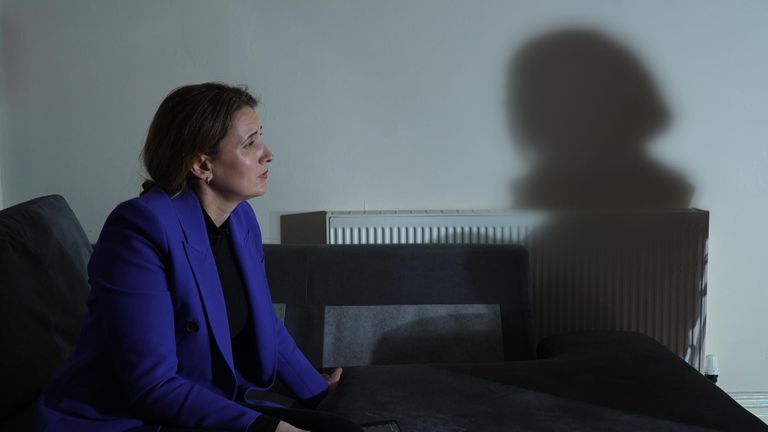 The mother of a targeted child speaks to Sky News 