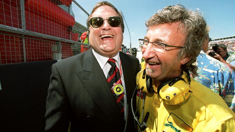 Eddie Jordan and John Prescott.
Pic: PA