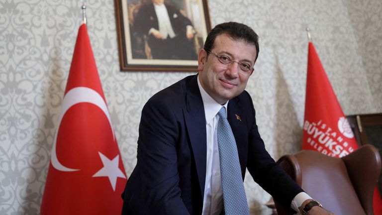 Istanbul Mayor Ekrem Imamoglu.  File pic: Reuters