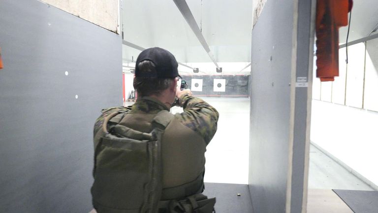 Inside one of Finland's growing number of shooting ranges