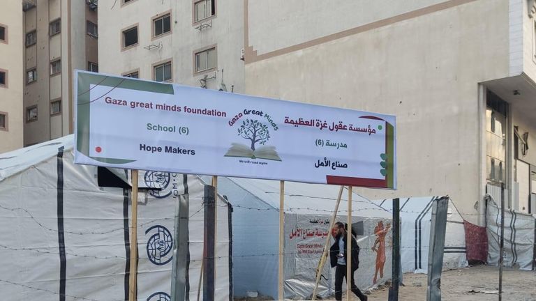 Gaza Great Minds has grown from having 50 pupils to over 2,000 