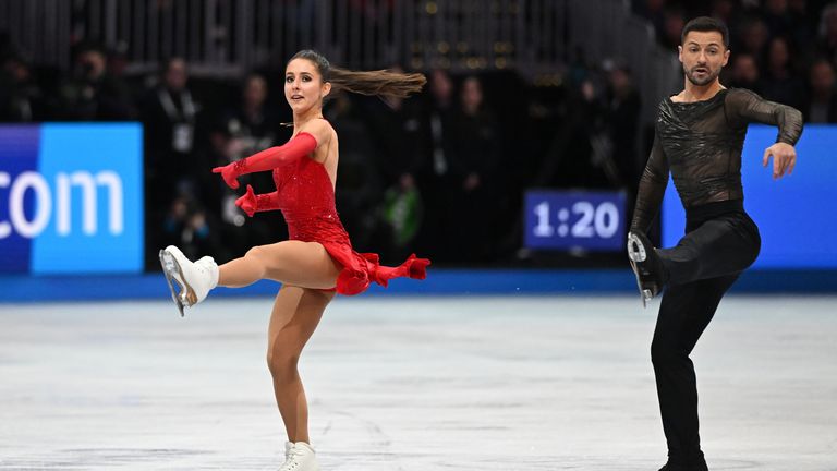 Lilah Fear and Lewis Gibson. Pic: Brian Fluharty-Imagn Images/Retuers