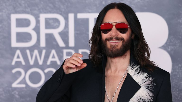 Jared Leto, looking a million dollers. Pic: Reuters