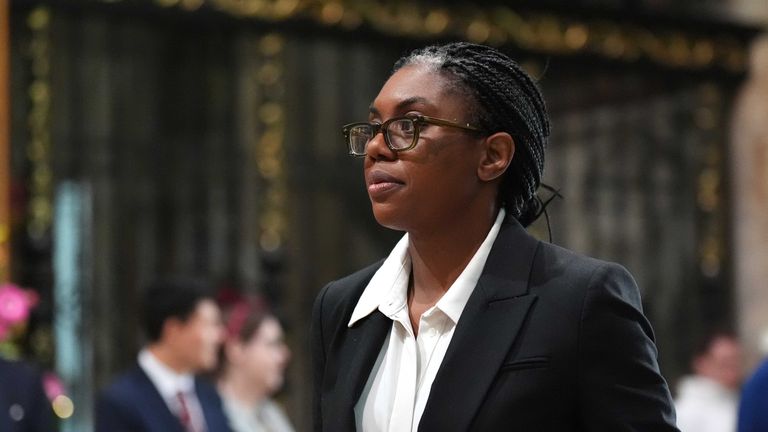 Kemi Badenoch at the Commonwealth Day Service of Celebration. Pic: PA