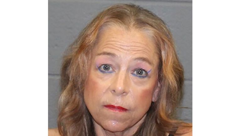 This photo provided by the Waterbury Police Department, Connecticut shows Kimberly Sullivan who was charged Wednesday, March 12, 2025, with kidnapping and cruelty for allegedly holding her 32-year-old stepson captive for more than 20 years. (Waterbury Police Department via AP)