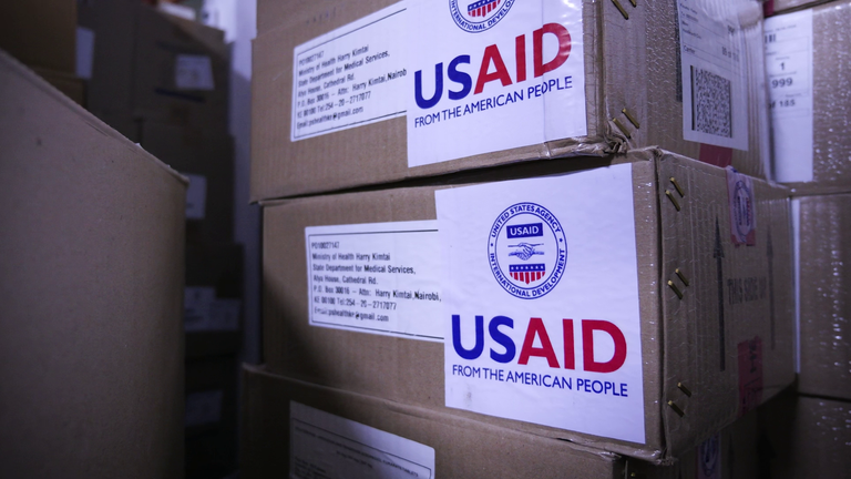 Deliveries of medication supplied by USAID in the Kisumu hospital