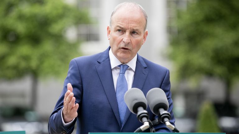 Prime Minister Micheal Martin is set to have breakfast with JD Vance. Pic: PA  