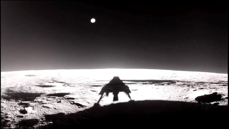 'Historic' Moment Commercial Spacecraft Lands on Moon
