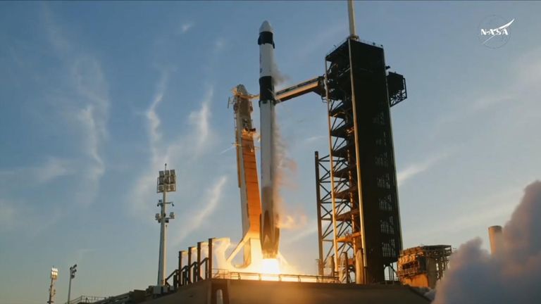 NASA’s SpaceX Crew-10 launching four crew members to the International Space Station (ISS). Pic: NASA
Source NASA TV