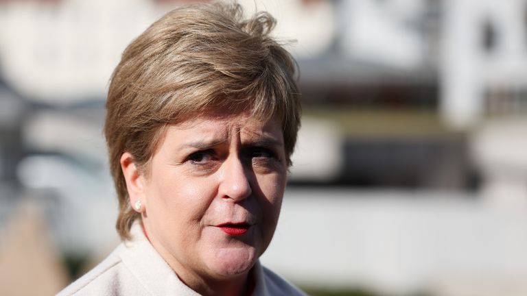 Nicola Sturgeon renunció como líder de SNP en febrero de 2023. Pic: Robert Perry/PA Wire