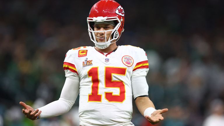 Kansas City Chiefs quarterback Patrick Mahomes. File pic: Mark J. Rebilas-Imagn Images/Reuters