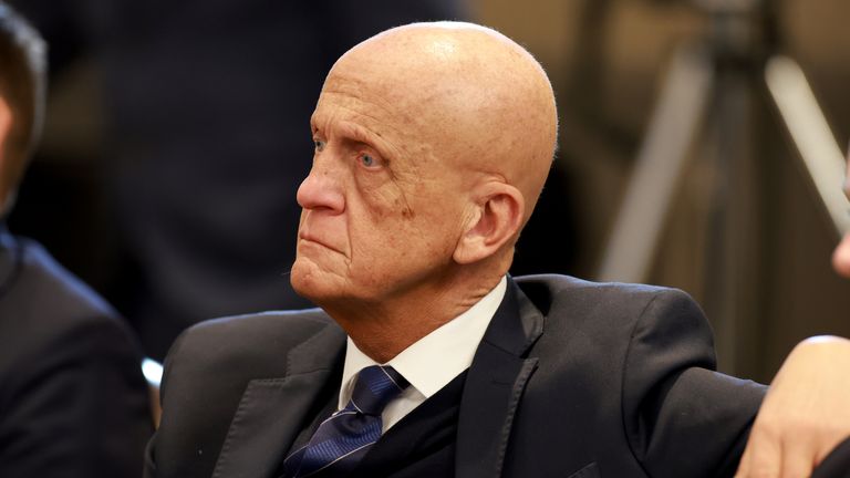 Former Italian football referee Pierluigi Collina.
Pic: PA