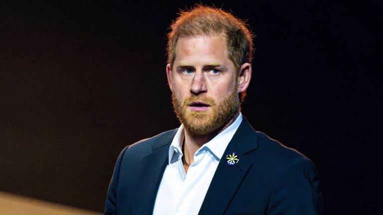 Prince Harry in Vancouver, Canada, in February. Pic: AP