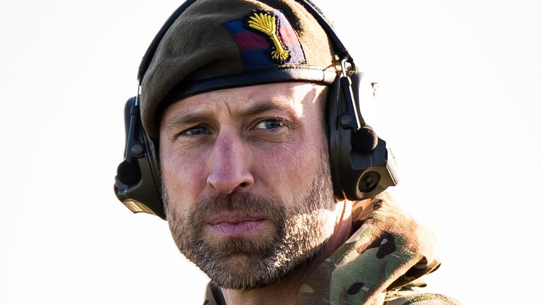 The Prince of Wales will visit the troops in his role as colonel-in-chief of the Mercian Regiment. Pic: PA