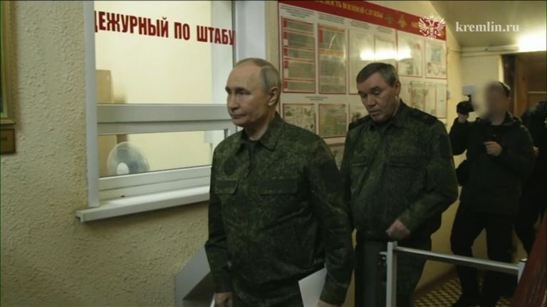 Putin visits Kursk after Ukrainian attack