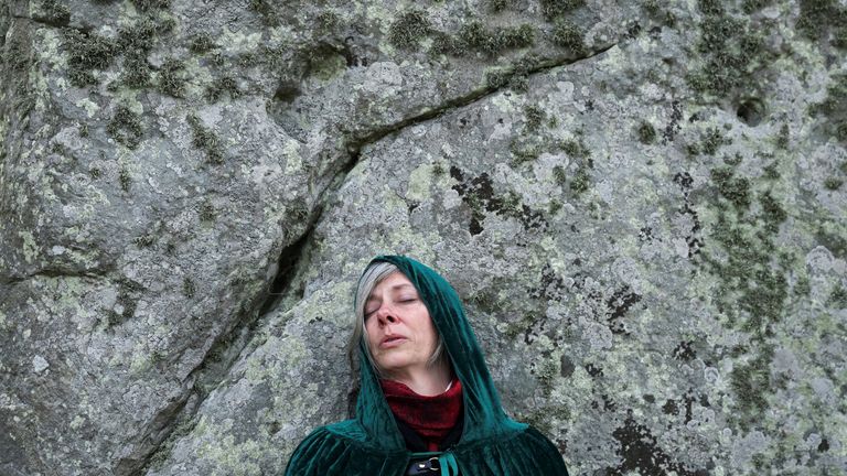 Wiosenne obchody Equinox w Stonehenge Stone Circle niedaleko Amesbury. Zdjęcie: Reuters
