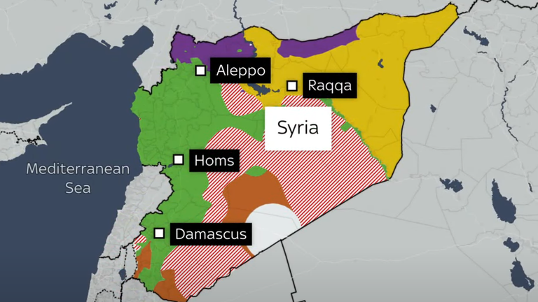 Map of Syria