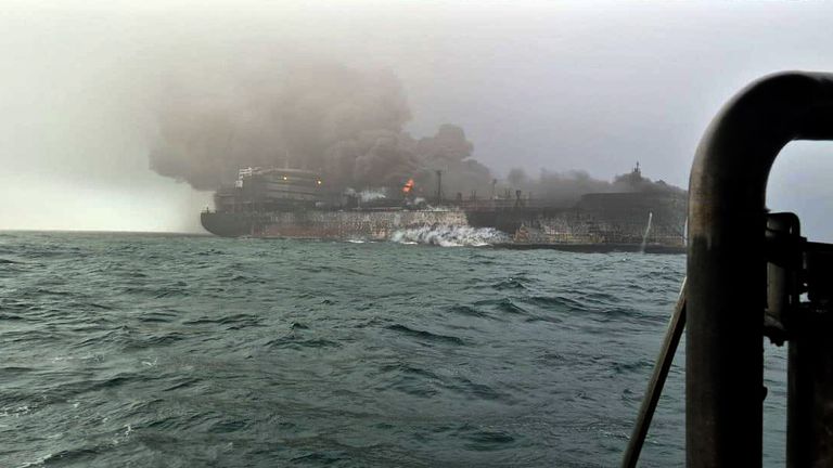 Tanker collision