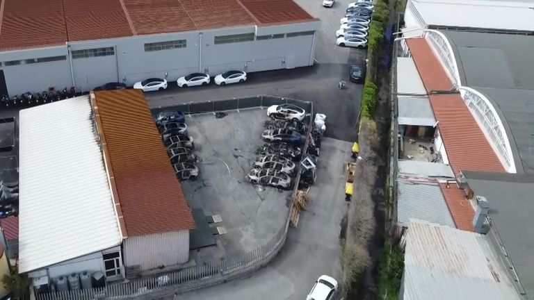 Tesla has become the target of protests around the world because of CEO Elon Musk's involvement with the Trump administration.