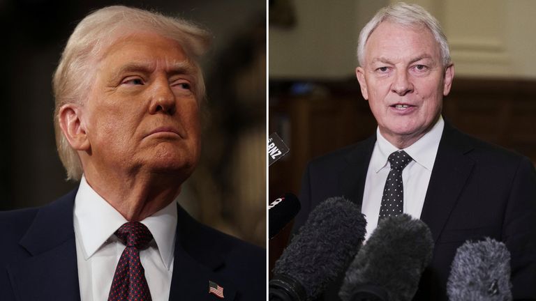 Donald Trump (pictured left, file pic: Reuters) and Phil Goff (pictured right, file pic: AP)