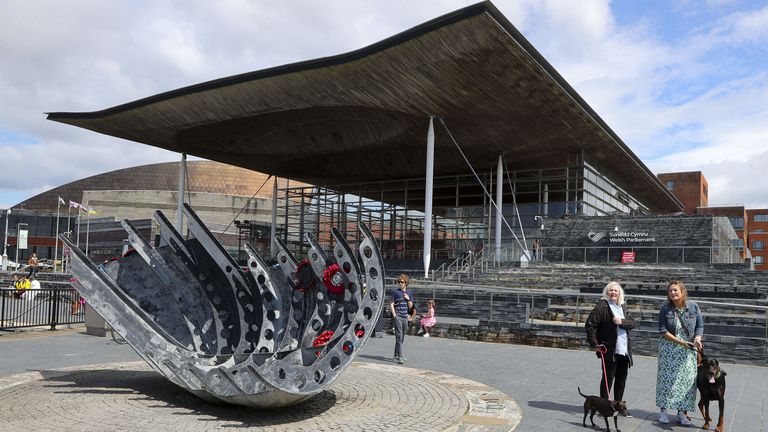 The Senedd (Welsh parliament). File pic: PA