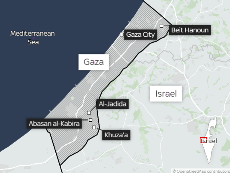 Evacuation orders map