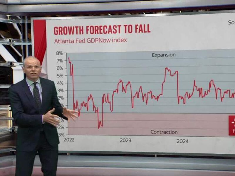 Are President Trump's tariffs crashing the US economy? Sky's Paul Kelso has  been looking through the data.