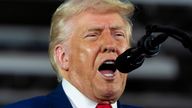 Donald Trump. Pic: AP