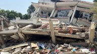 The Disaster Emergency Committee has launched an appeal after the earthquake in Myanmar. Pic: AP