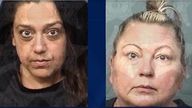 Elizabeth Hill-Brodigan (left) and Karly Anderson have been charged Pic: NBC