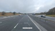 The accident happened between junctions 34 and 33 of the M6, near Halton in Lancashire
