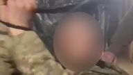 Volodymyr Zelenskyy uploaded  a video appearing to show a Chinese prisoner in Ukrainian custody.