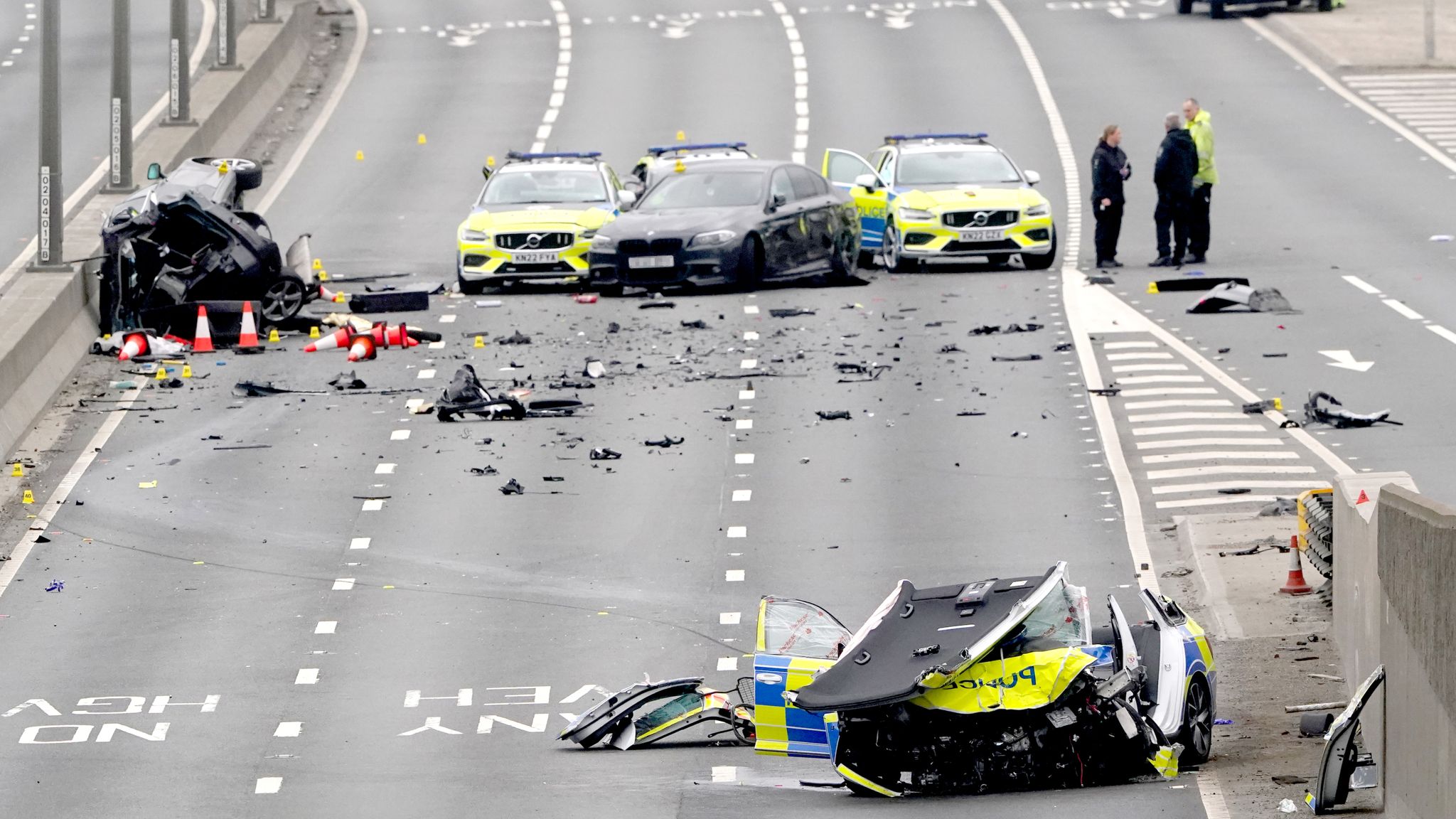 Man, 20, charged over police pursuit crash that injured seven officers ...