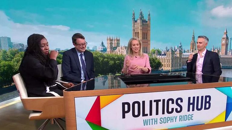 Sky's Sophy Ridge presents the Politics Hub
