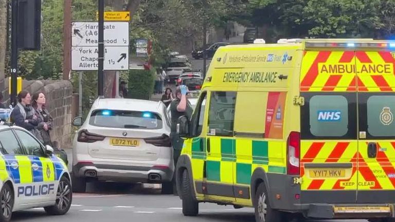 Man arrested after Leeds crossbow attack.