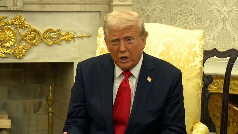 Donald Trump has blamed Ukrainian president Zelenskyy for the war in Ukraine, telling reporters &#34;I don&#39;t know that he is competent&#34; and &#34;Zelenskyy could have stopped it&#34;.