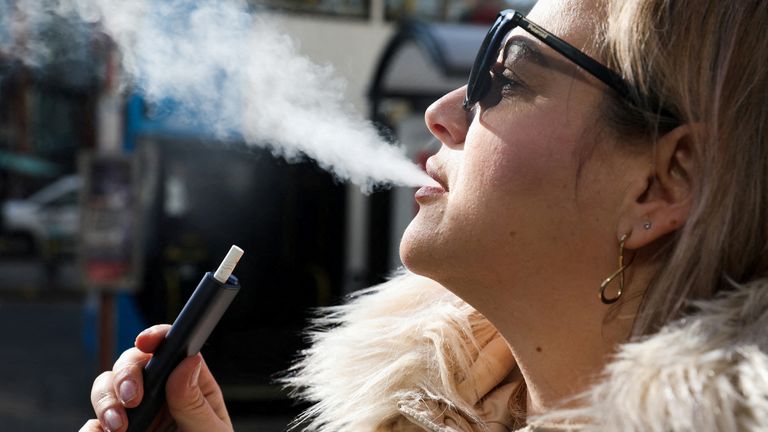 People are switching away from disposable vapes ahead of the ban in June. File pic: Reuters