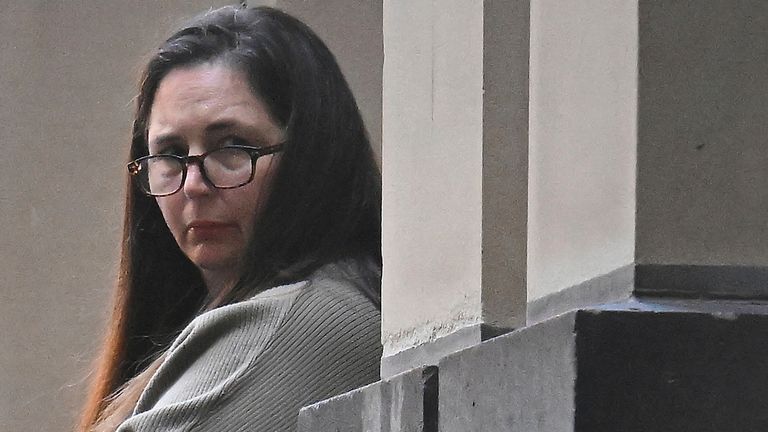 Erin Patterson is seen in Melbourne earlier this month. Pic: AP
