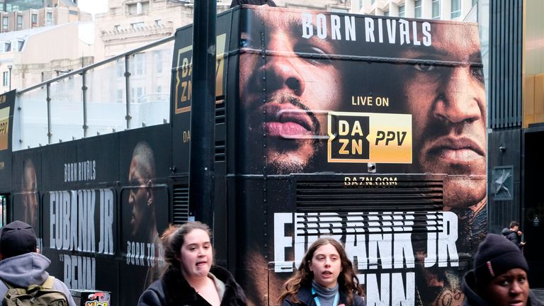 Walka Eubank JR vs Benn została anulowana po nieudanym teście narkotykowym w 2022 r. Pic: AP