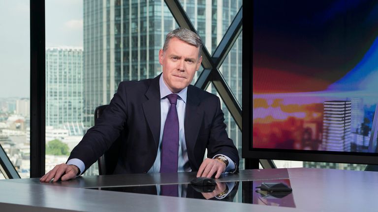 Ian King at Sky's first City studio in 2014