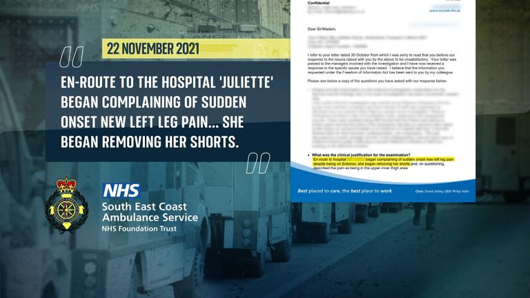 South East Coast Ambulance response to Juliette's complaint
