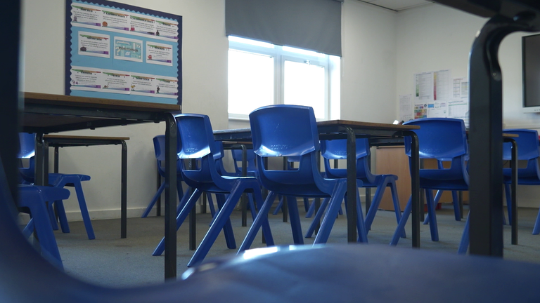 Inside one of the London schools that may be affected by the Met's decision