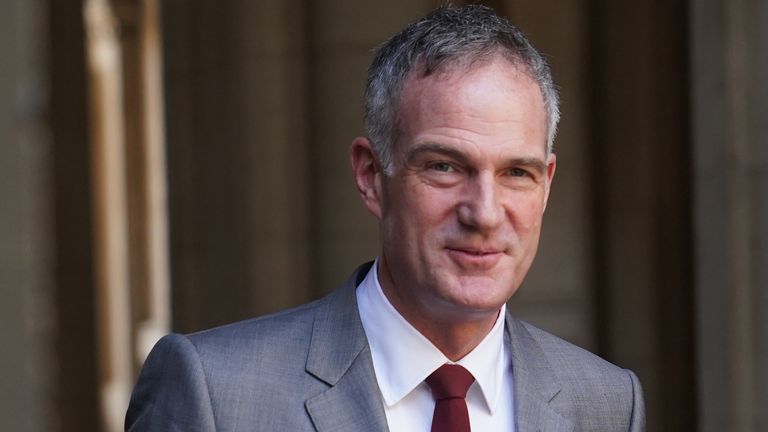 Peter Kyle has said opponents of the Online Safety Act are on the side of predators. Pic: PA