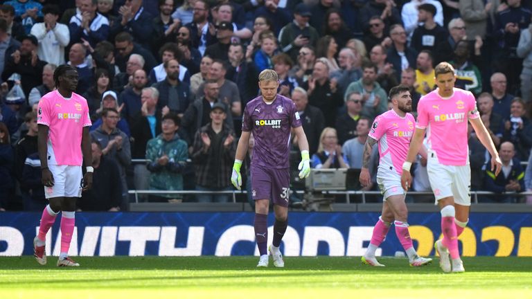 Southampton relegated. Pic: PA
