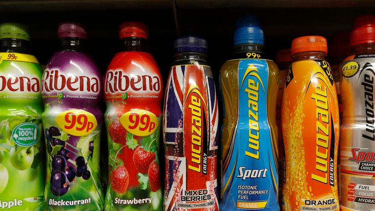 The sugar tax was introduced in 2018. Pic: Reuters