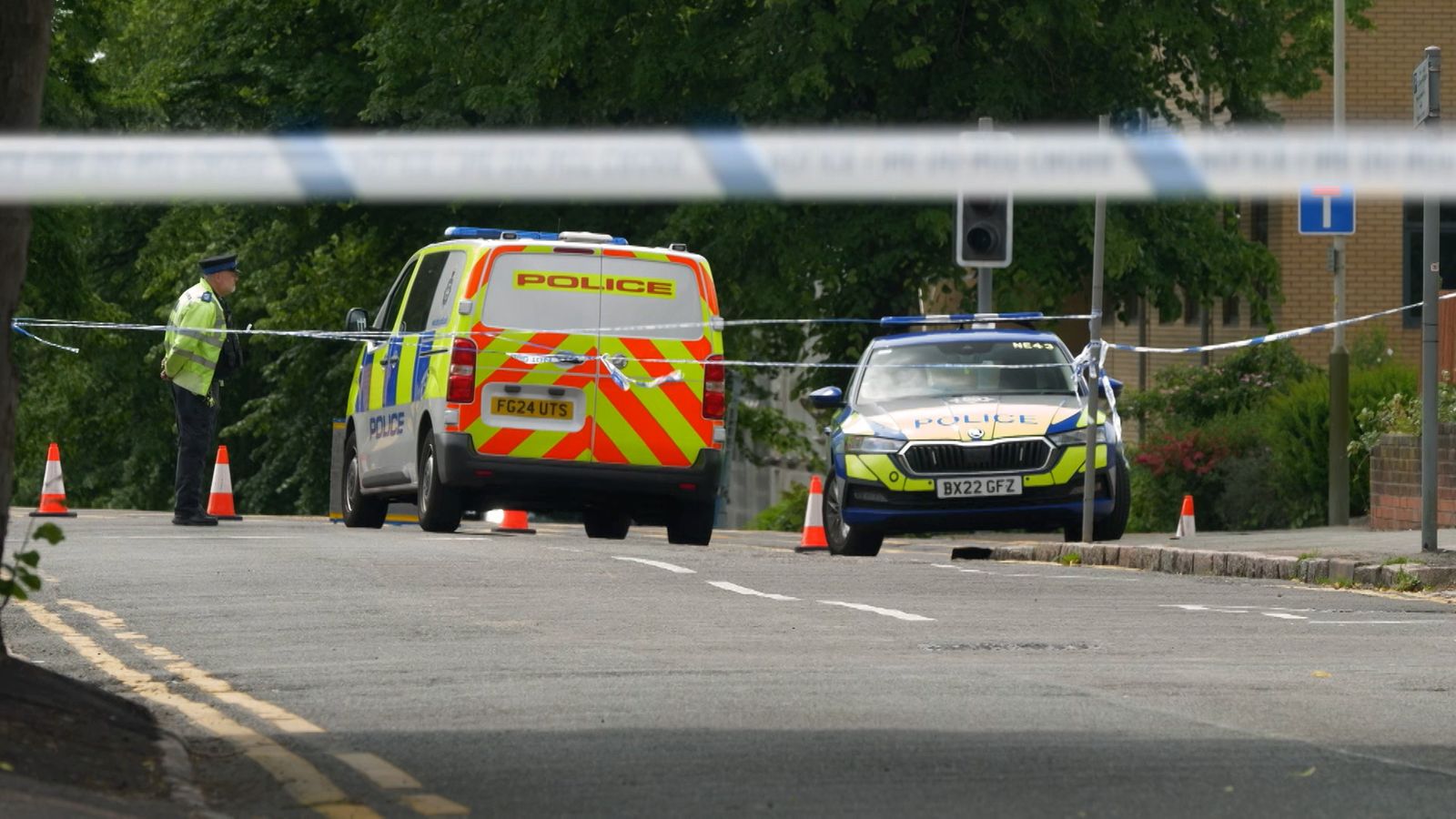 Leicester collision: Man arrested after car collides with pedestrians ...
